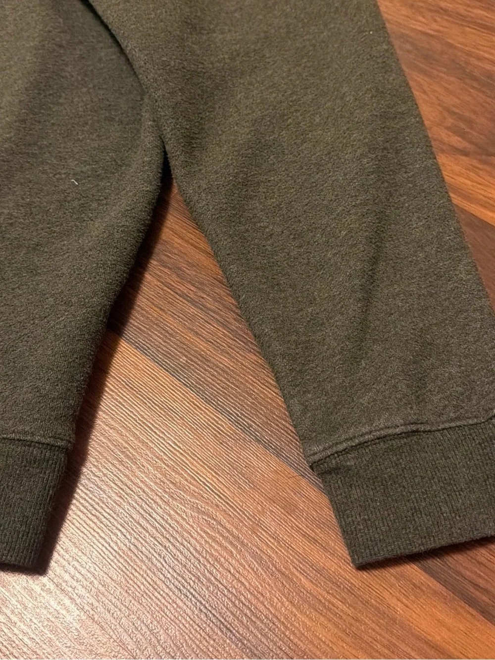 Columbia Olive Green Crewneck Sweatshirt with Small Chest Logo